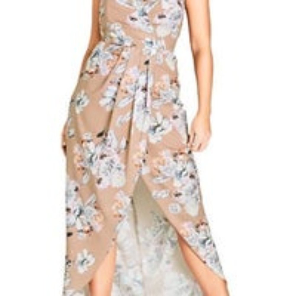 City Chic Formal Strapless Tulip Dress + Sweater